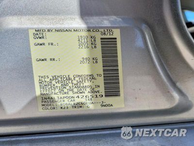 Zdjęcie 12 z 12 samochodu: 2013 NISSAN ALTIMA 2.5/S/SV/SL VIN:1N4AL3AP0DN426519 - miniatura