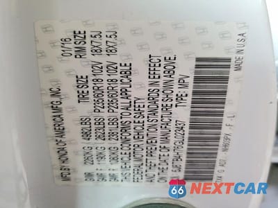 Zdjęcie 14 z 14 samochodu: 2016 ACURA RDX ADVANCE VIN:5J8TB4H76GL023437 - miniatura