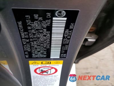 Zdjęcie 12 z 12 samochodu: 2019 LEXUS ES 350 VIN:58ABZ1B16KU038410 - miniatura