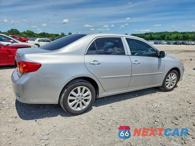 Trzecie zdjęcie samochodu z tyłu: 2009 TOYOTA COROLLA LE VIN:1NXBU40E89Z039565 - miniatura