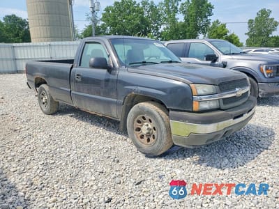 Czwarte zdjęcie samochodu z boku: 2005 CHEVROLET SILVERADO C1500 VIN:1GCEC14Z25Z253836 - miniatura