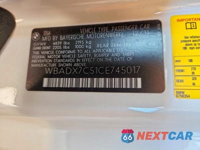 Zdjęcie 12 z 12 samochodu: 2012 BMW 335 I VIN:WBADX7C51CE745017 - miniatura