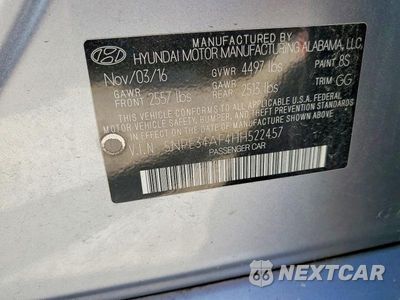 Zdjęcie 12 z 12 samochodu: 2017 HYUNDAI SONATA SPORT VIN:5NPE34AF4HH522457 - miniatura