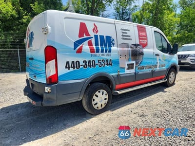 Trzecie zdjęcie samochodu z tyłu: 2015 FORD TRANSIT 250 DELIVERY VAN VIN:1FTNR1ZM7FKA76724 - miniatura