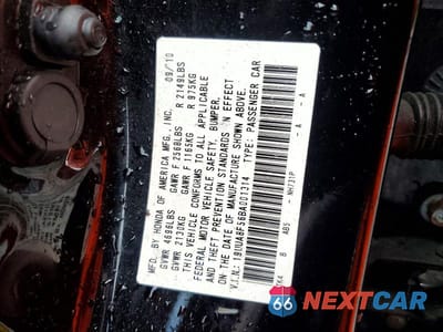 Zdjęcie 12 z 12 samochodu: 2011 ACURA TL VIN:19UUA8F56BA001314 - miniatura