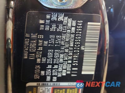 Zdjęcie 12 z 12 samochodu: 2025 KIA SORENTO S VIN:5XYRLDJC9SG329646 - miniatura