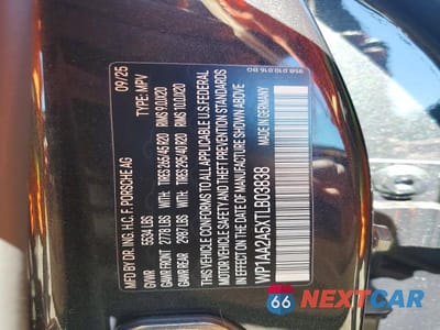 Zdjęcie 14 z 14 samochodu: 2026 PORSCHE MACAN BASE VIN:WP1AA2A5XTLB03838 - miniatura