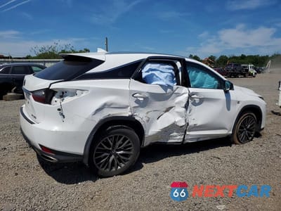Trzecie zdjęcie samochodu z tyłu: 2022 LEXUS RX 350 F SPORT VIN:2T2SZMDAXNC360071 - miniatura