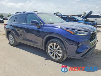 Czwarte zdjęcie samochodu z boku: 2021 TOYOTA HIGHLANDER LIMITED VIN:5TDYZRAH7MS527876 - miniatura