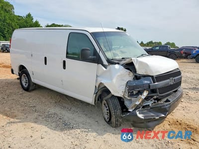 Czwarte zdjęcie samochodu z boku: 2023 CHEVROLET EXPRESS G2500 VIN:1GCWGAFP0P1249791 - miniatura