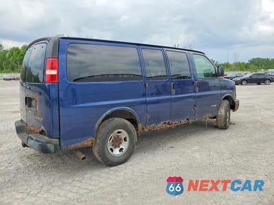 Trzecie zdjęcie samochodu z tyłu: 2004 CHEVROLET EXPRESS G2500 VIN:1GAGG25UX41238013 - miniatura