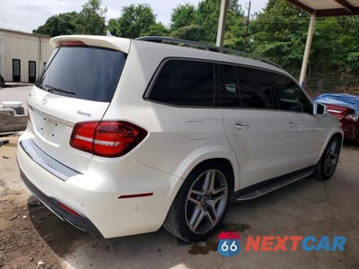Trzecie zdjęcie samochodu z tyłu: 2018 MERCEDES-BENZ GLS 550 4MATIC VIN:4JGDF7DEXJB110361 - miniatura