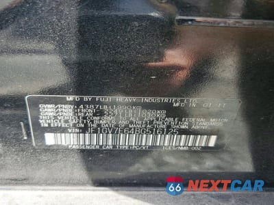 Zdjęcie 12 z 12 samochodu: 2011 SUBARU IMPREZA WRX VIN:JF1GV7E64BG516125 - miniatura