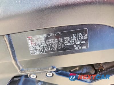 Zdjęcie 9 z 9 samochodu: 2012 SUZUKI DL1000 VIN:JS1VT53A7C2101456 - miniatura