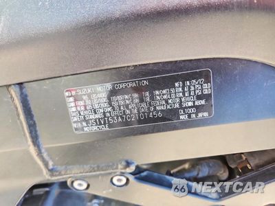 Zdjęcie 9 z 9 samochodu: 2012 SUZUKI DL1000 VIN:JS1VT53A7C2101456 - miniatura