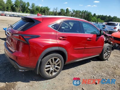 Trzecie zdjęcie samochodu z tyłu: 2016 LEXUS NX 200T BASE VIN:JTJBARBZ9G2064989 - miniatura