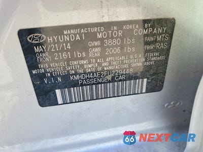 Zdjęcie 13 z 13 samochodu: 2015 HYUNDAI ELANTRA SE VIN:KMHDH4AE2FU229448 - miniatura
