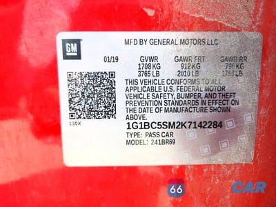 Zdjęcie 13 z 13 samochodu: 2019 CHEVROLET CRUZE LS VIN:1G1BC5SM2K7142284 - miniatura