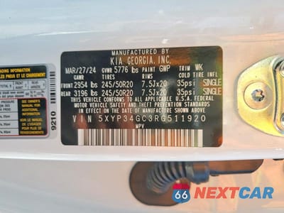 Zdjęcie 14 z 14 samochodu: 2024 KIA TELLURIDE EX VIN:5XYP34GC3RG511920 - miniatura