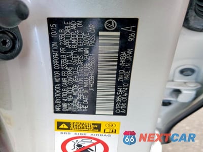 Zdjęcie 12 z 12 samochodu: 2016 LEXUS CT 200 VIN:JTHKD5BH4G2258371 - miniatura