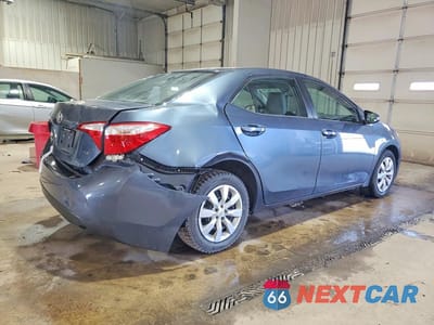 Trzecie zdjęcie samochodu z tyłu: 2016 TOYOTA COROLLA LE VIN:2T1BURHE6GC513108 - miniatura