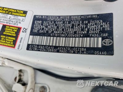 Zdjęcie 13 z 13 samochodu: 2018 TOYOTA CAMRY SE VIN:4T1B11HK7JU040874 - miniatura