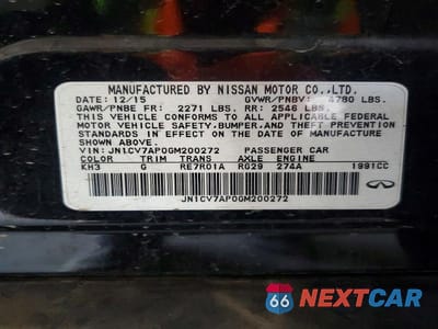 Zdjęcie 12 z 12 samochodu: 2016 INFINITI Q50 2.0T VIN:JN1CV7AP0GM200272 - miniatura
