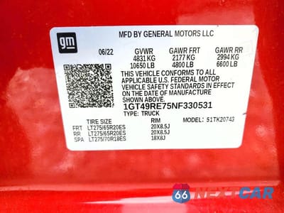 Zdjęcie 13 z 13 samochodu: 2022 GMC SIERRA K2500 DENALI VIN:1GT49RE75NF330531 - miniatura