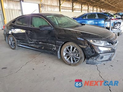 Czwarte zdjęcie samochodu z boku: 2019 HONDA CIVIC EX VIN:JHMFC1F39KX011127 - miniatura