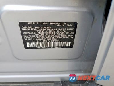Zdjęcie 13 z 13 samochodu: 2015 SUBARU FORESTER 2.5I LIMITED VIN:JF2SJAHC5FH497696 - miniatura
