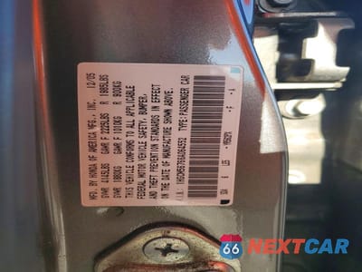 Zdjęcie 12 z 12 samochodu: 2006 HONDA ACCORD EX VIN:1HGCM56766A064552 - miniatura