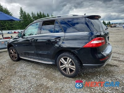 Drugie zdjęcie samochodu z przodu: 2012 MERCEDES-BENZ ML 350 4MATIC VIN:4JGDA5HB4CA020506 - miniatura