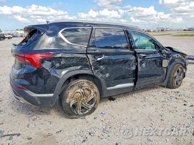 Trzecie zdjęcie samochodu z tyłu: 2022 HYUNDAI SANTA FE SEL VIN:5NMS34AJ0NH438992 - miniatura