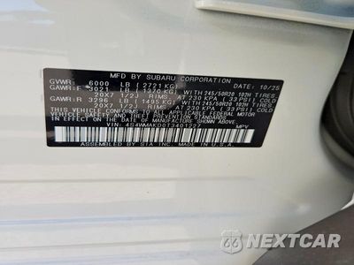 Zdjęcie 13 z 13 samochodu: 2026 SUBARU ASCENT TOURING VIN:4S4WMAKD0T3401227 - miniatura