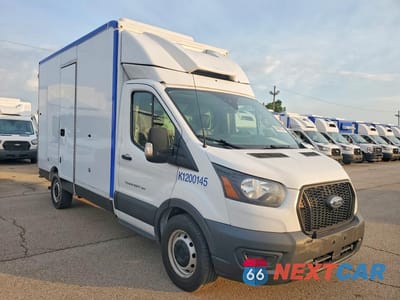 Czwarte zdjęcie samochodu z boku: 2020 FORD TRANSIT DELIVERY TRUCK VIN:1FDBW5Z84LKB24922 - miniatura