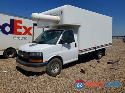 2019 CHEVROLET EXPRESS G3500 BOX TRUCK 1HA0GSFG9KN003718 - główne zdjęcie licytacji z USA - miniatura