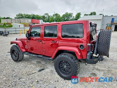 Drugie zdjęcie samochodu z przodu: 2012 JEEP WRANGLER UNLIMITED SAHARA VIN:1C4HJWEG2CL111886 - miniatura