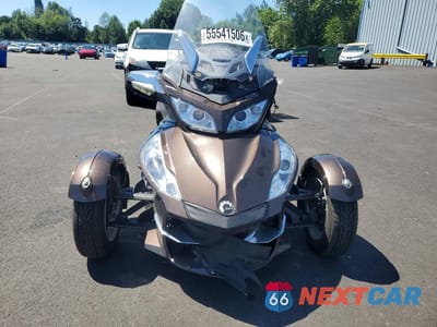 Drugie zdjęcie samochodu z przodu: 2012 CAN-AM SPYDER ROADSTER RT-LTD VIN:2BXJBRC13CV001507 - miniatura