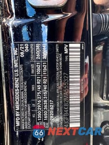 Zdjęcie 10 z 13 samochodu: 2021 MERCEDES-BENZ GLE 350 4MATIC VIN:4JGFB4KB2MA555327 - miniatura
