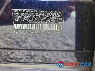 Zdjęcie 12 z 12 samochodu: 2010 LEXUS ES 350 VIN:JTHBK1EGXA2365966 - miniatura
