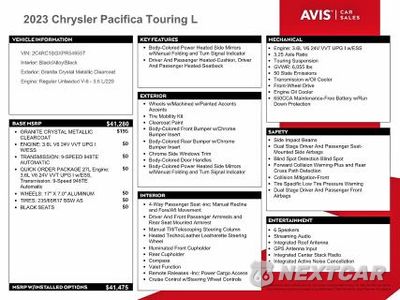 Zdjęcie 13 z 14 samochodu: 2023 CHRYSLER PACIFICA TOURING L VIN:2C4RC1BGXPR549557 - miniatura