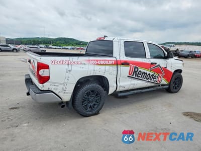 Trzecie zdjęcie samochodu z tyłu: 2021 TOYOTA TUNDRA SR5 VIN:5TFDY5F19MX037827 - miniatura