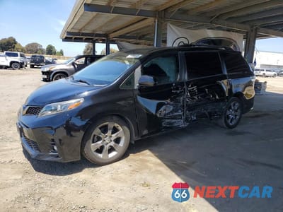 2019 TOYOTA SIENNA SE 8-PASSENGER 5TDXZ3DCXKS974496 - główne zdjęcie licytacji z USA - miniatura