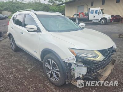 Czwarte zdjęcie samochodu z boku: 2017 NISSAN ROGUE HYBRID SL VIN:5N1ET2MT3HC768851 - miniatura