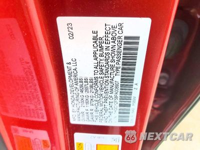 Zdjęcie 12 z 12 samochodu: 2023 HONDA ACCORD HYBRID SPORT VIN:1HGCY2F58PA008907 - miniatura