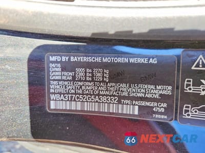 Zdjęcie 13 z 13 samochodu: 2016 BMW 435 XI VIN:WBA3T7C52G5A38332 - miniatura