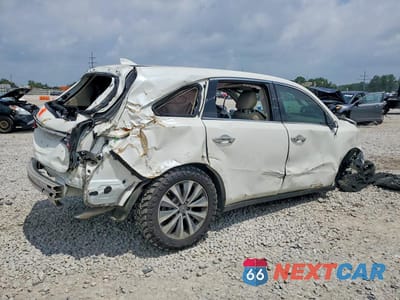 Trzecie zdjęcie samochodu z tyłu: 2016 ACURA MDX VIN:5FRYD3H27GB020383 - miniatura