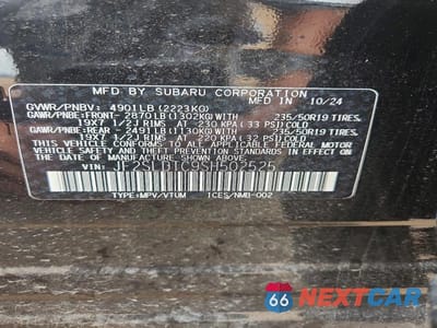 Zdjęcie 12 z 12 samochodu: 2025 SUBARU FORESTER TOURING VIN:JF2SLDTC9SH502525 - miniatura