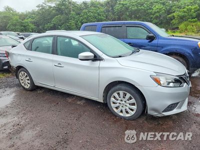 Czwarte zdjęcie samochodu z boku: 2017 NISSAN SENTRA SV VIN:3N1AB7AP0HY301536 - miniatura