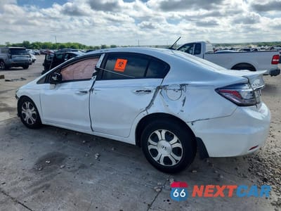 Drugie zdjęcie samochodu z przodu: 2013 HONDA CIVIC HYBRID L VIN:19XFB4F32DE002861 - miniatura